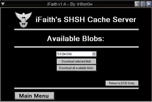 iFaith - программа дампер SHSH обновилась до версии 1.4 [Инструкция / Скачать]