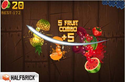 Fruit Ninja 1.7.4 для iPhone, iPod Touch и IPad [Скачать / Обзор / App Store]