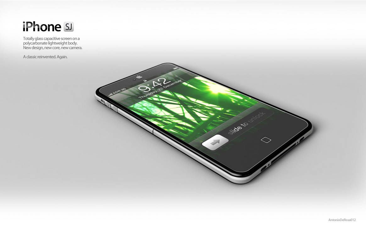 iPhone 5 - концепт Антонио Де Роса [Фото / Концепт]