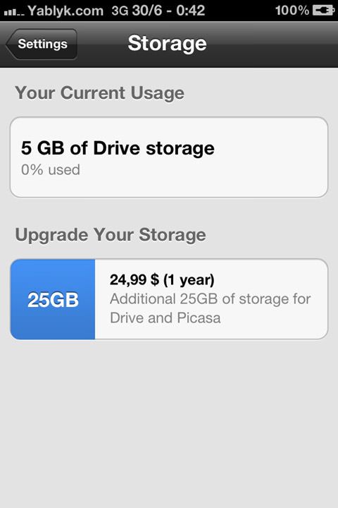 Скачать Google Drive для iPhone, iPod Touch и IPad