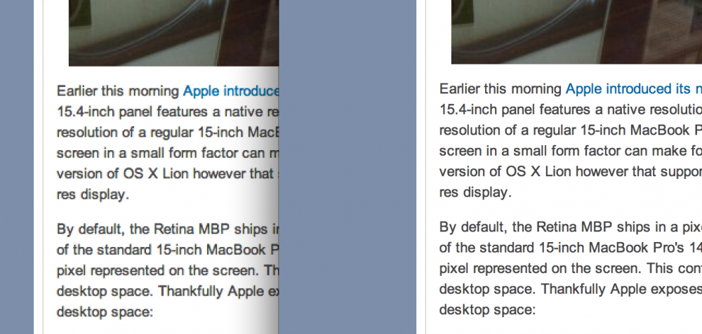 MacBook Pro с дисплеем Retina. Знакомство с экраном и бенчмарк тесты [Обзор / Фото]