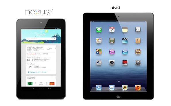Краш-тест Google Nexus 7 vs iPad 3 - что "живее"? [Видео]