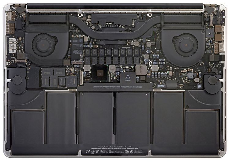 iFixit: замена батареи в MacBook Pro с дисплеем Retina стоит 0