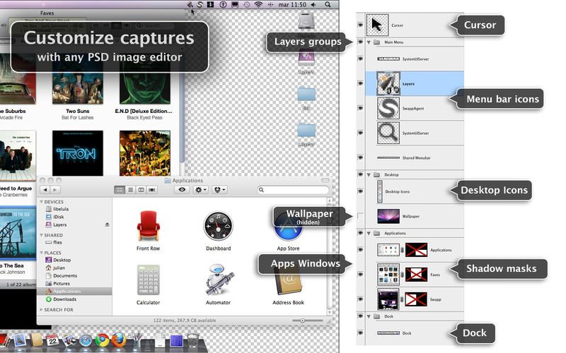 Как создать многослойные скриншоты в OS X с помощью Layers? [Mac App Store]