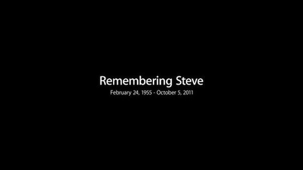  Apple.com сегодня посвящен памяти Стива Джобса  