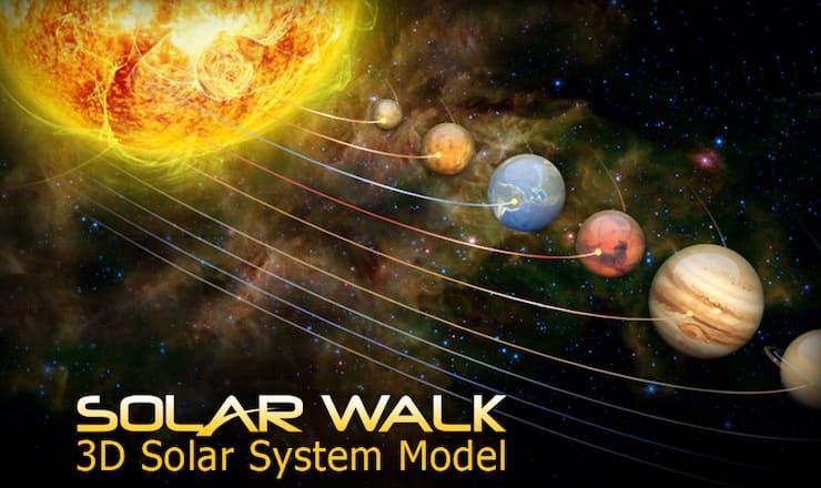 Solar Walk: Планеты и спутники
