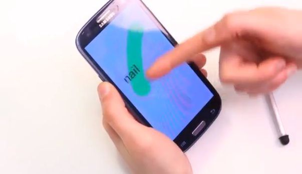 FingerSense - возможность управления iPhone с помощью ногтей и суставов пальцев