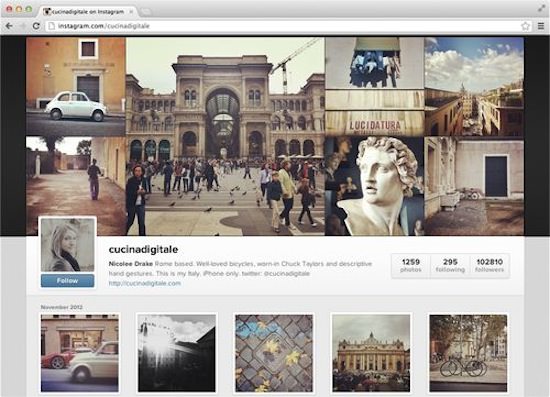 Сервис Instagram запускает онлайновые профили пользователей на веб-сайте