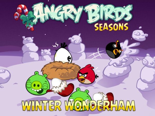 Новое обновление игры Angry Birds Seasons