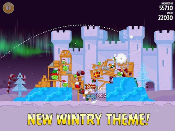 Новое обновление игры Angry Birds Seasons