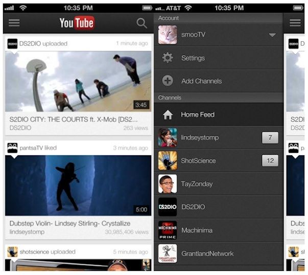 Скачать обновленное приложение YouTube для iPad, iPhone и iPod Touch