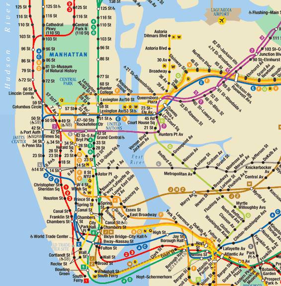 new york subway map