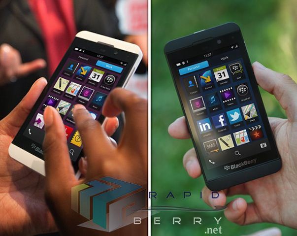 Рекламные фото нового смартфона RIM на ОС BlackBerry 10