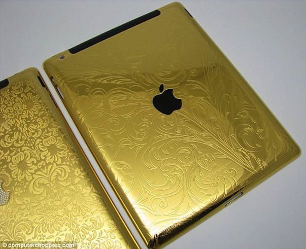 Золотые Macbook Pro, iMac, iPhone, iPad от компании ComputerChoppers