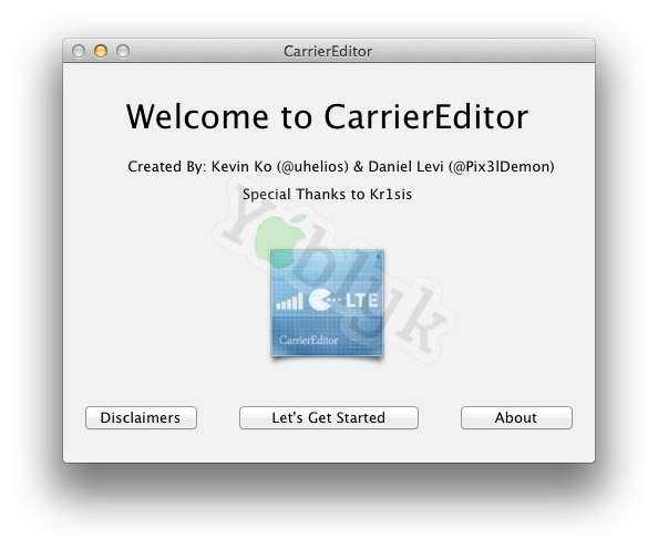 Как изменить логотип оператора на iPhone или iPad без джейлбрейка с помощью CarrierEditor