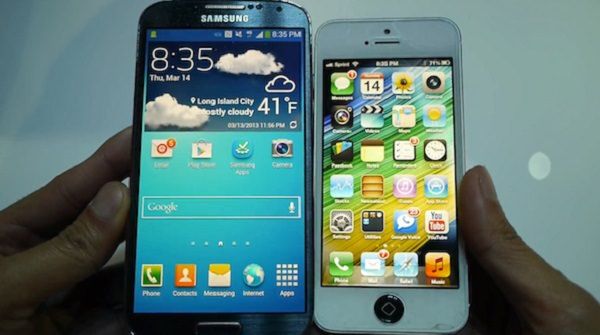  Galaxy S4 и iPhone5