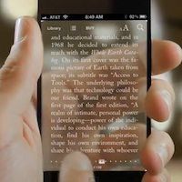 iPhone с прозрачным дисплеем