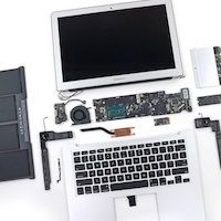 демонтаж macbook air 2013