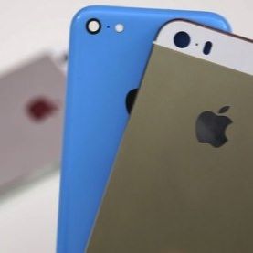 золотой iPhone 5s и бюджетный iPhone 5C