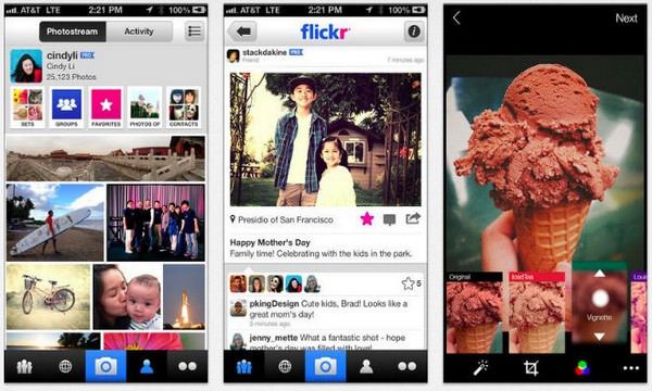 Обновление Flickr для iOS