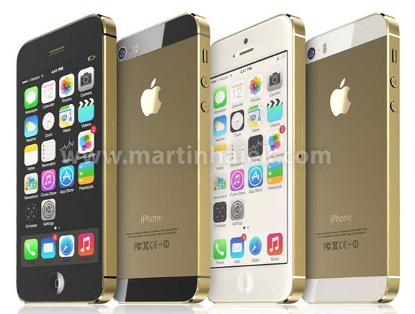 Концепты золотых iPhone 5S и iPad 5 от Мартина Хайека