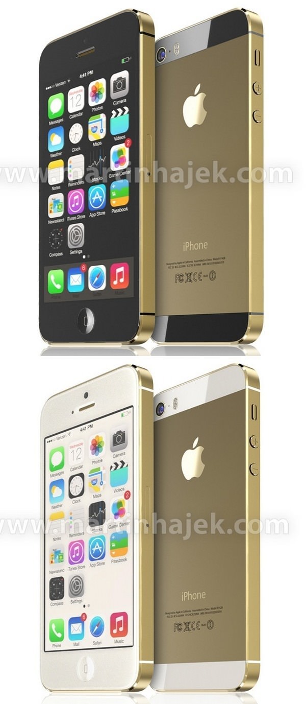 Концепты золотых iPhone 5S и iPad 5 от Мартина Хайека