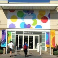 Баннеры на кампусе Apple