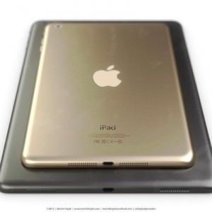 Графитовый iPad 5 и золотой iPad mini 2