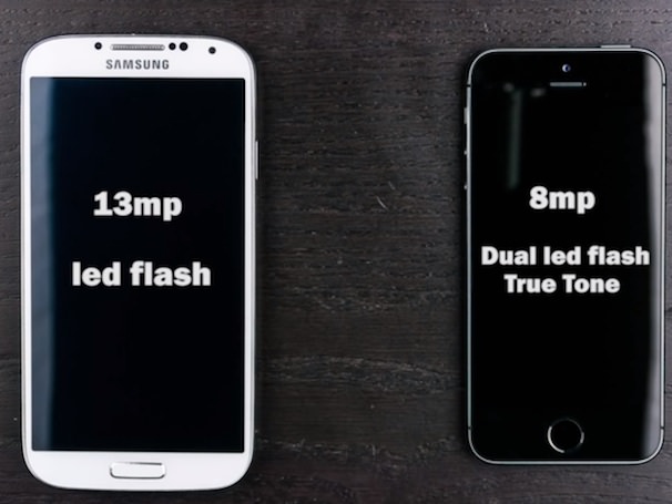 iPhone 5S vs Samsung Galaxy S4