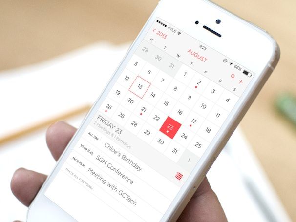 баг в календаре iOS 7
