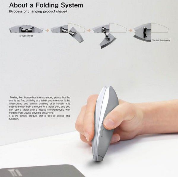 Folding Pen Mouse