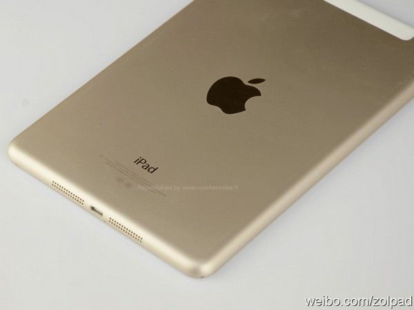 iPad mini 2 в золотом корпусе