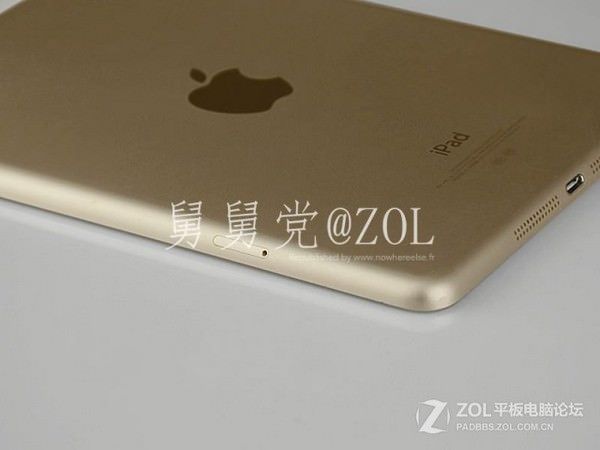 iPad mini 2 в золотом корпусе
