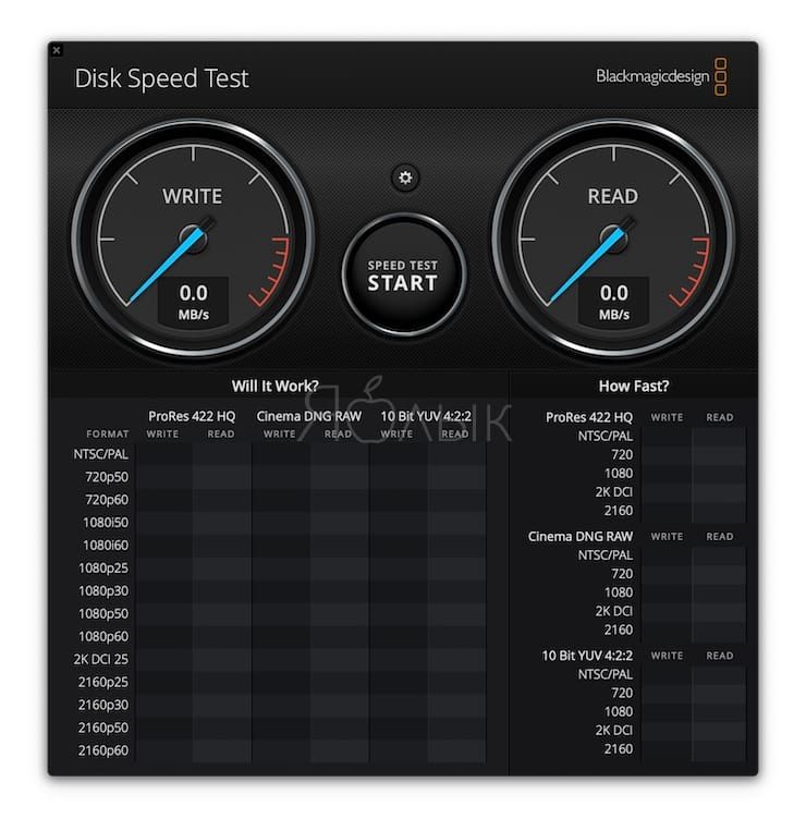 Как проверить скорость накопителей SSD, HDD или USB-флешки на Mac (macOS)