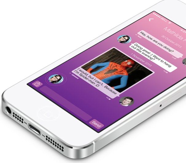 концепт Viber для iPhone в стиле iOS 7