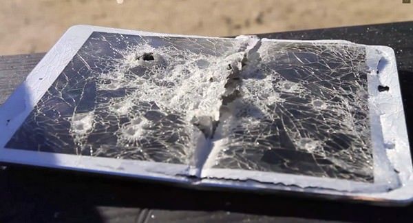 iPad Air был расстрелян из винтовки