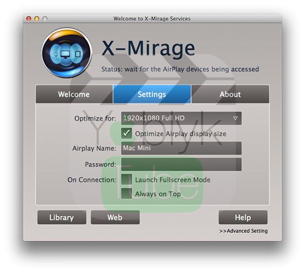 X-Mirage os x