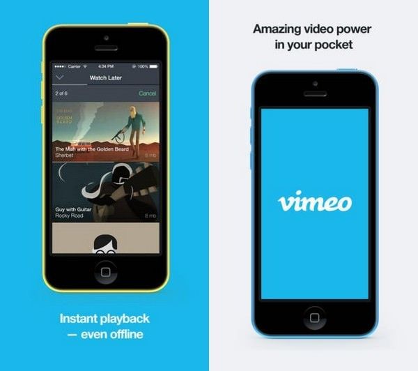 Vimeo появилась функция обмена AirDrop