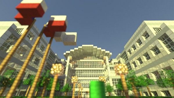 Копия штаб-квартиры Apple появилась в игре Minecraft