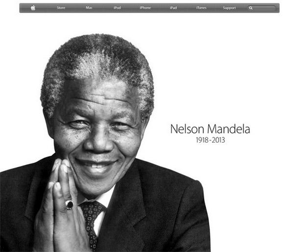 страница памяти Нельсона Манделы