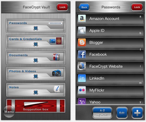 FaceСrypt программа для распознавания лиц на iPhone