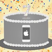 7 лет iPhone инфографика