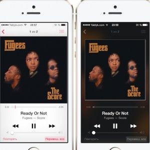 Твик из Cydia, изменяющий приложение Музыка в iOS 7