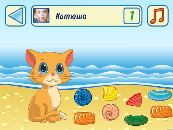 Детская игра для iPhone и iPad - smart kitty