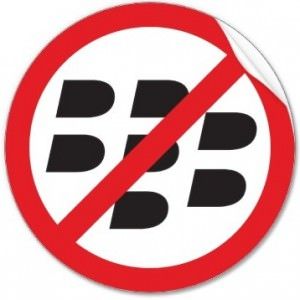 blackberry против iPhone