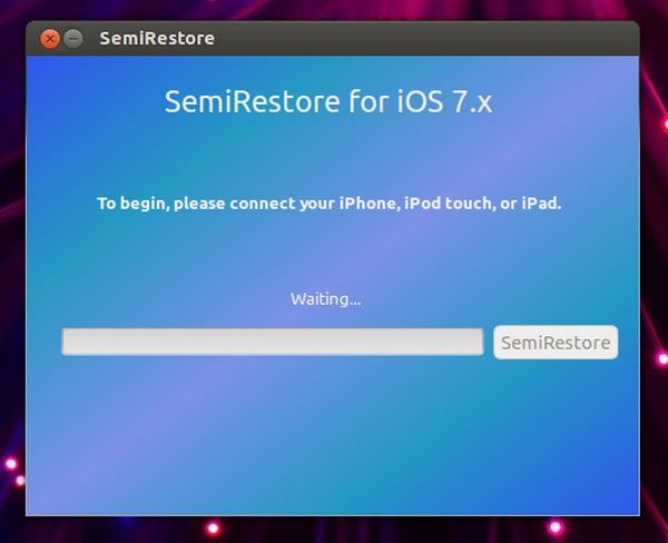 SemiRestore для iOS 7