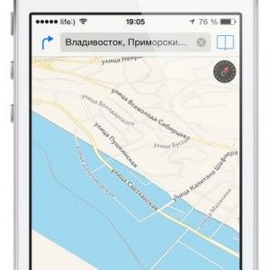 глюк в Apple Maps