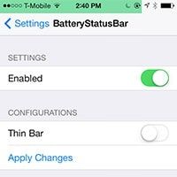 BatteryStatusBar миниатюра