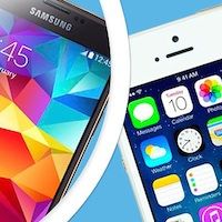samsung galaxy s5 и iPhone 5s
