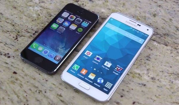 Galaxy S5 vs iPhone 5s
